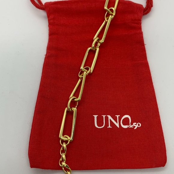 Uno de 50 Indestructible Bracelet GALAXY gold-plated medium-sized - Picture 5 of 7